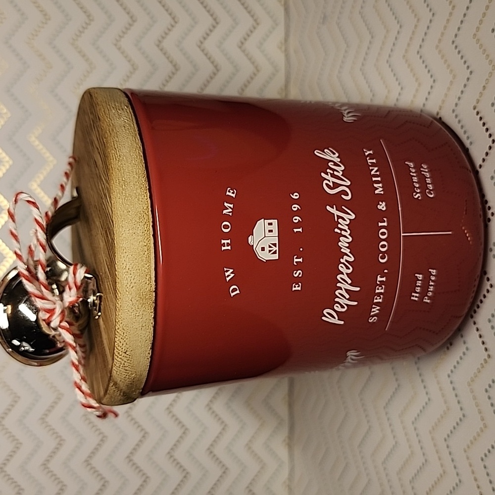 Brand new  DW HOME Peppermint stick scented candle